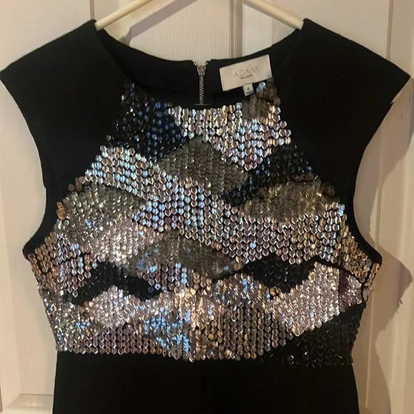 Adam by Adam Lippes black sequin party dress. Size 6 - Picture 3 of 6